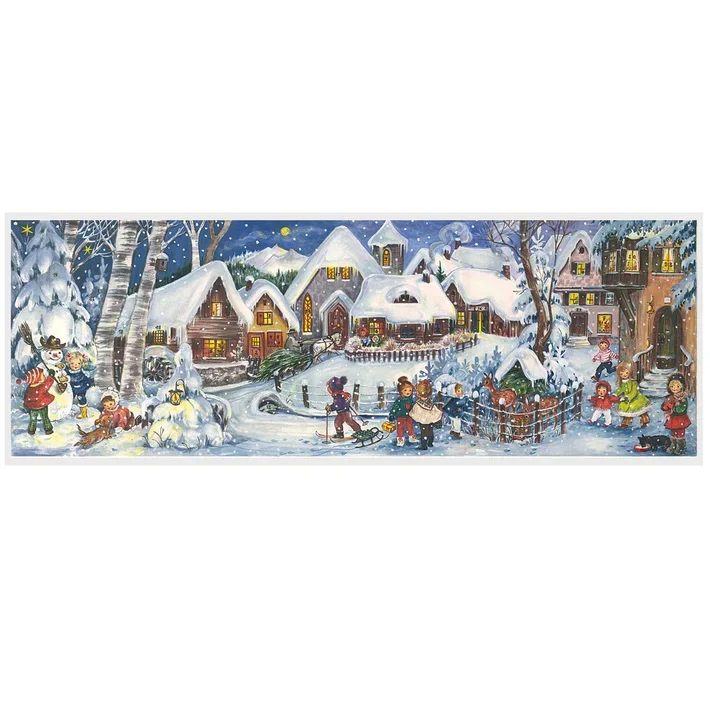 Adventskalender Schneefall