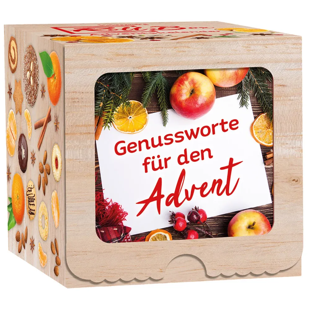 Genussworte für den Advent (Adventskalender-Rollbox)