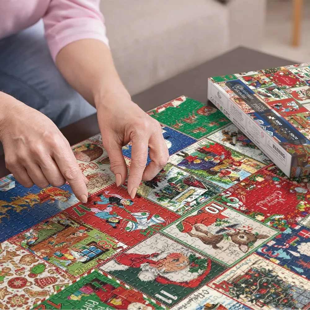 🎄Weihnachts-Adventskalender-Puzzle 1000teilig🎅