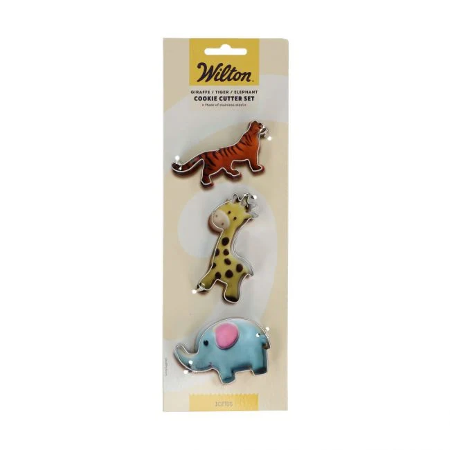 Ausstechformen Giraffe • Tiger • Elefant
