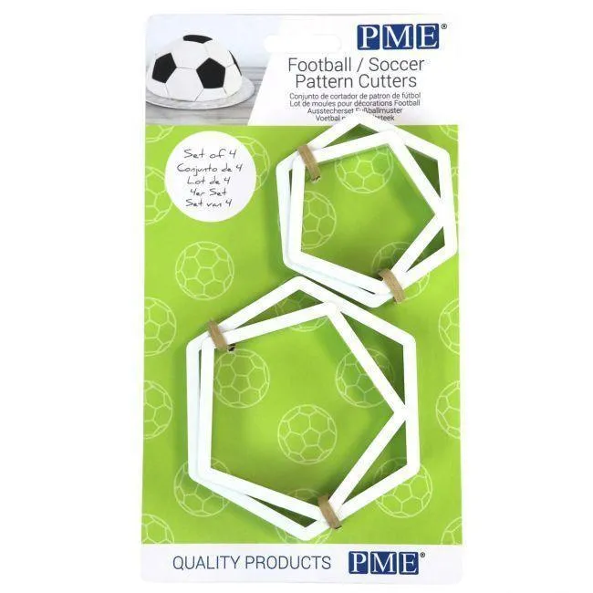 4 Ausstechformen Sechseck/Ballon
