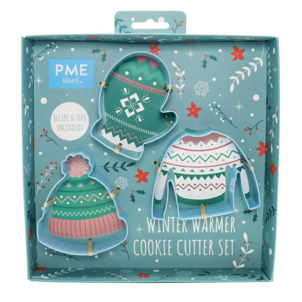 Set/ 3 Ausstechformen Winter Warmer