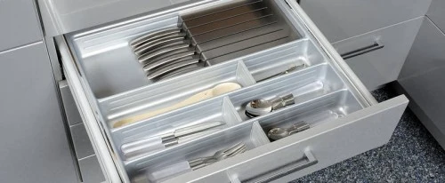 Impuls Küchen Messerblock für Besteckeinsätze