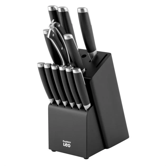 LEO 13-teiliger Messerblock Graphite