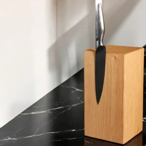 Magnetischer Monolith Messerblock aus Eiche