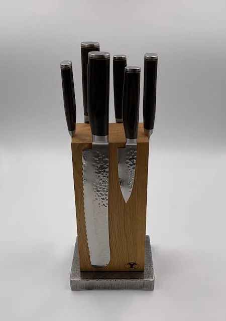 Messerblock, Eiche, 6 Messer