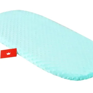 BABYLUX Spannbettlaken für Kinderwagen Spannbetttuch Bettlaken 1. Minky - Minze