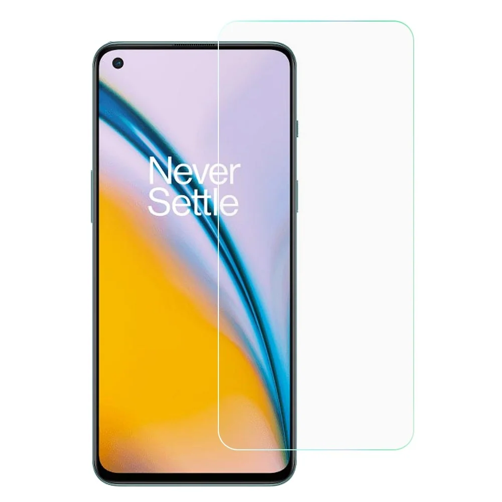 AMORUS Bogen Rand gehärtetes Glas Displayschutzfolie für OnePlus Nord 2 5G
