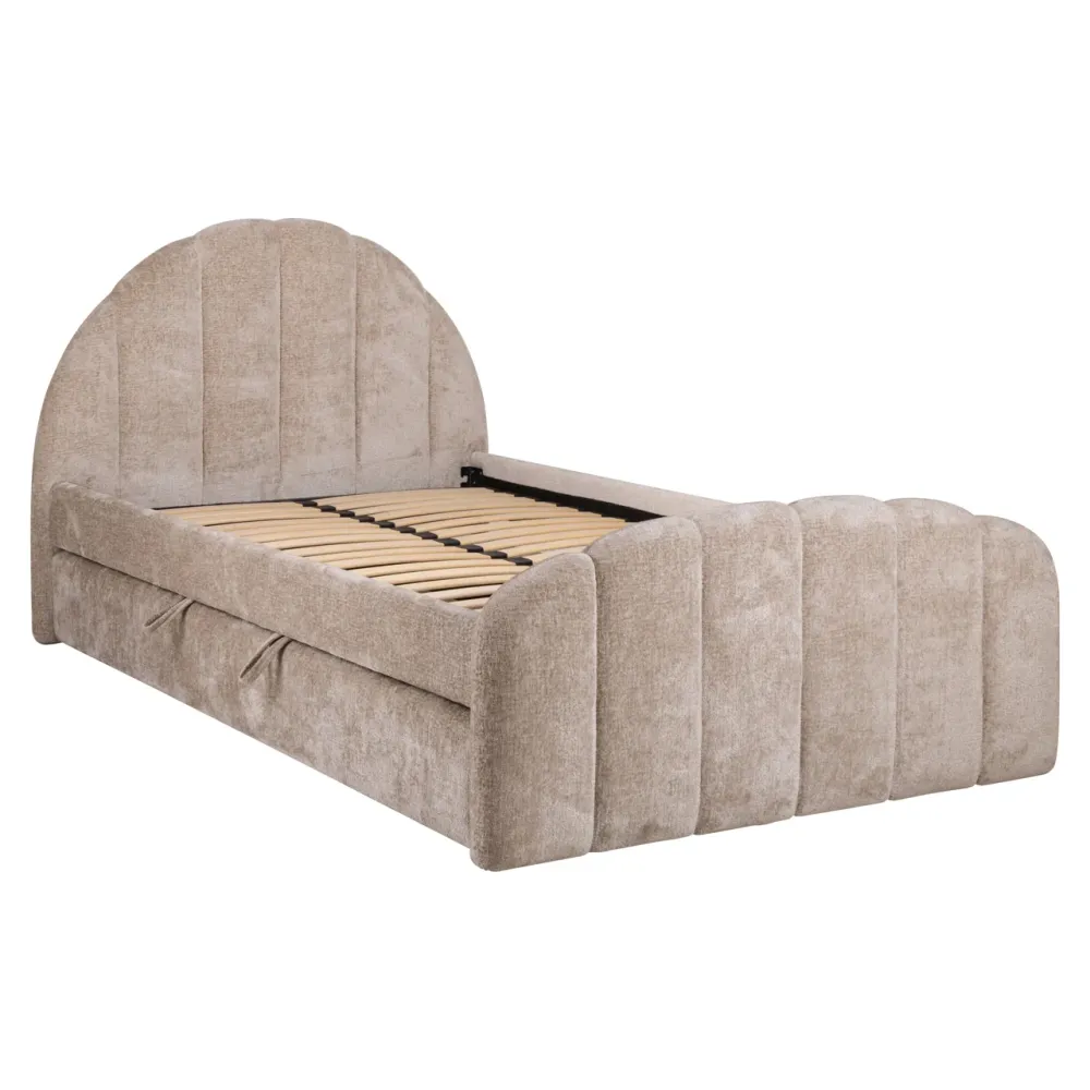 Richmond Interiors Einzelbett Pixie Clay mit Ausziehbett | 120×200 cm