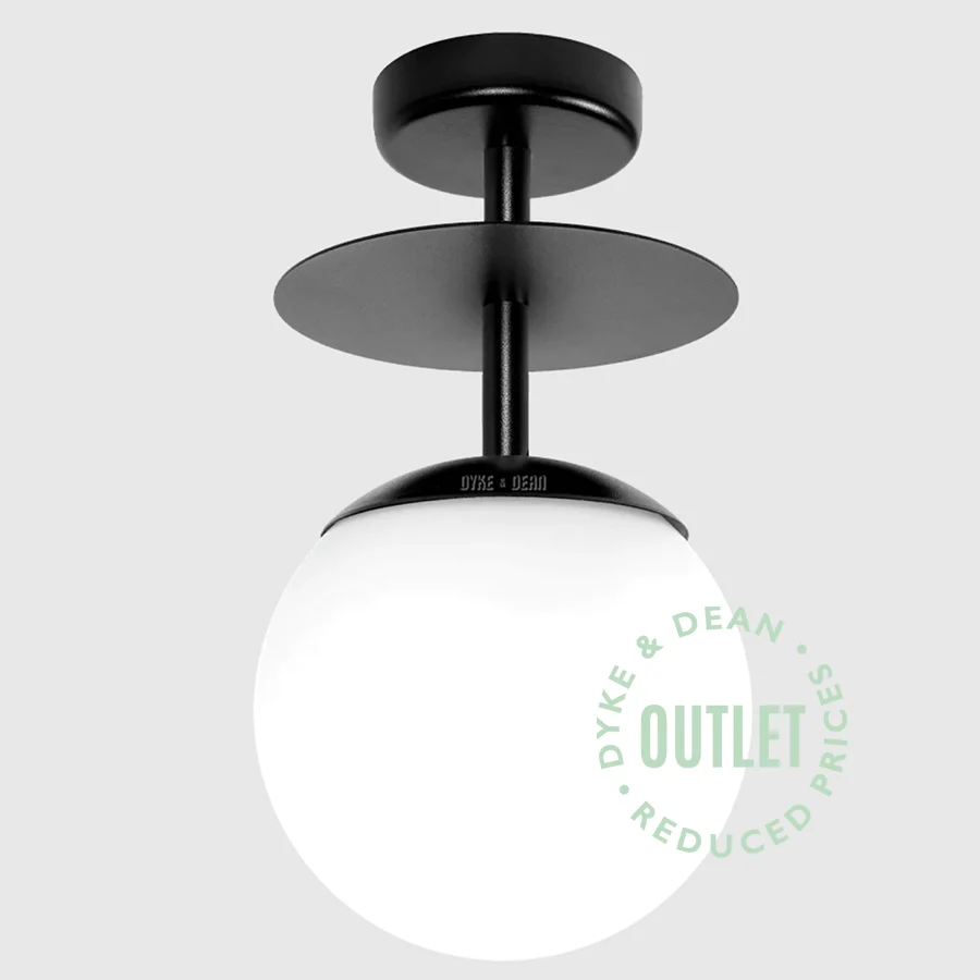DECKEN PLAFOND DISC WANDLEUCHTE SCHWARZ