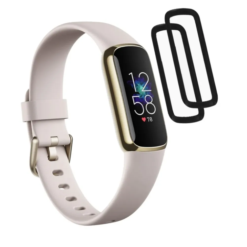 2stück Fitbit Luxe Plastik Displayschutz