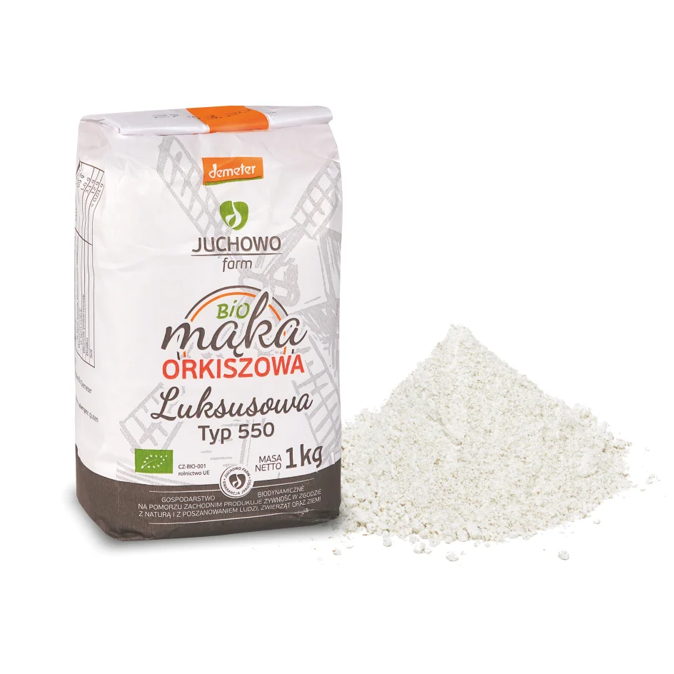 FARINE D'ORCHIDE DE LUXE TYPE 550 DEMETER BIO 1 kg - JUCHOWO