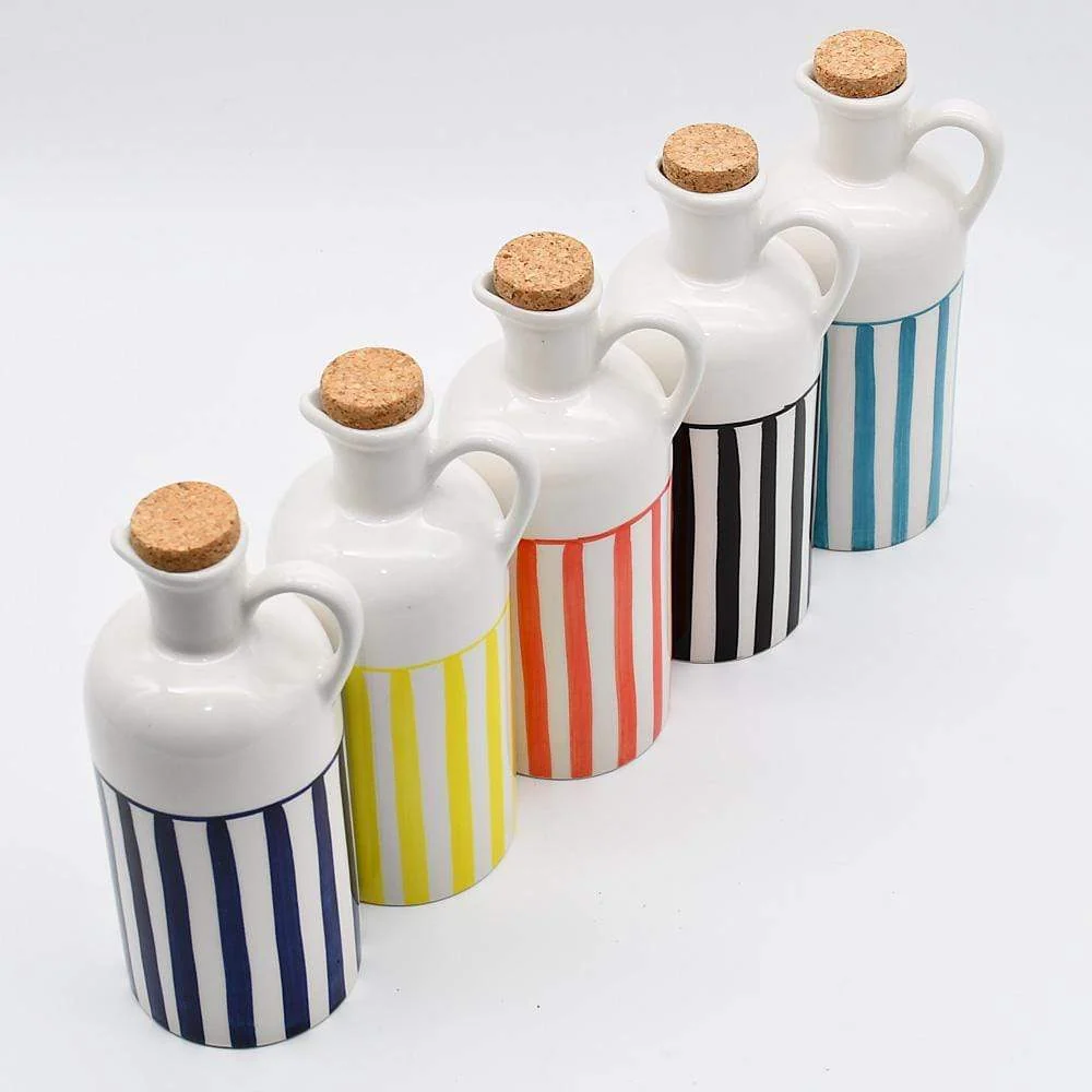 Karaffe gestreift „Costa Nova Mar“ 18cm – Gelb