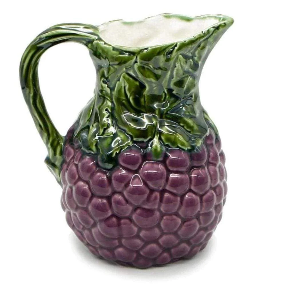Keramik-Karaffe "Uvas" - Mauve