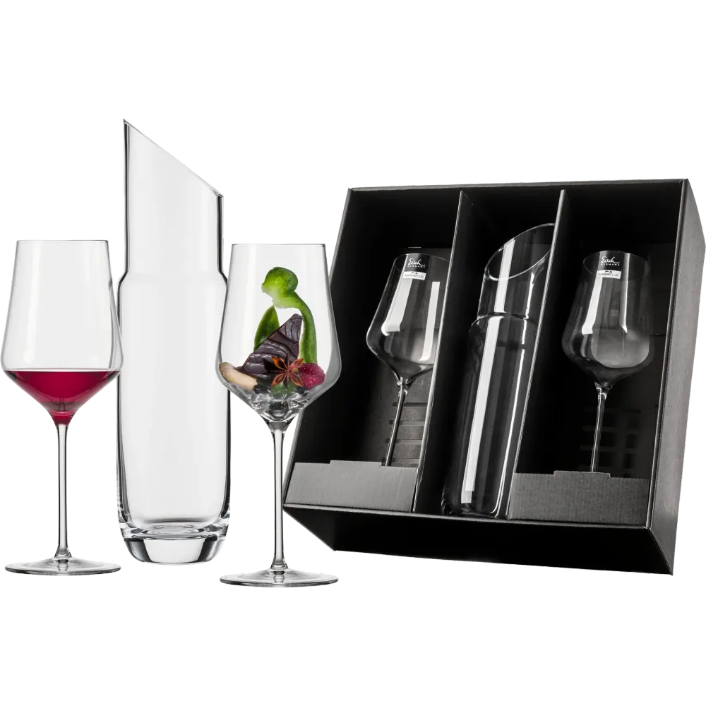 Rotweinglas Sky SENSISPLUS Geschenkset mit Karaffe 518/98