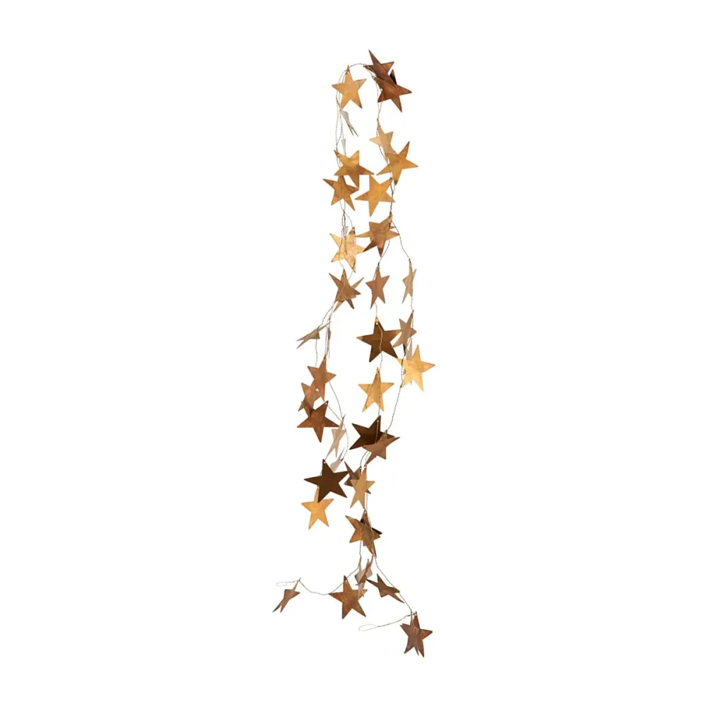 House Doctor Girlande "Star", gold