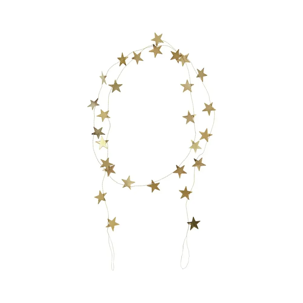 House Doctor Girlande "Stars", gold