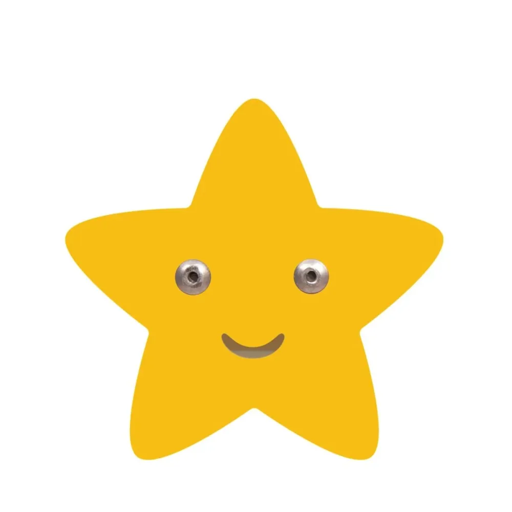 <tc>Roommate</tc> Wandhaken Star Yellow