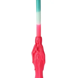 "Ave Maria" ...heiligen Kitsch muss man lieben ! Cadonna Kerzenhalter Kerzenständer Madonna Cadonna Gift Company neon pink
