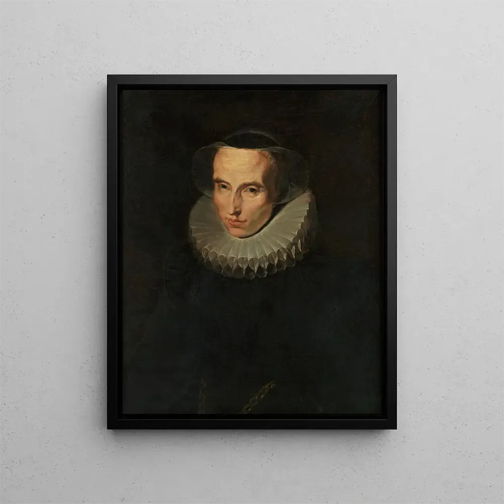 Gemälde Portrait de Martina Plantin - Anonyme