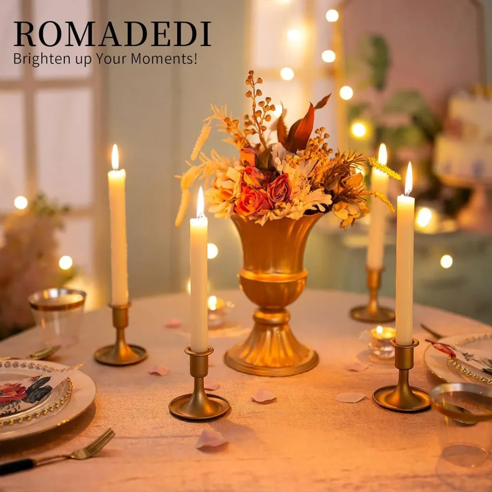Goldener Kerzenständer für