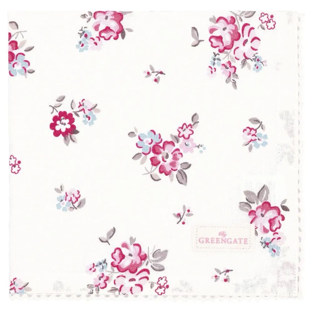 GreenGate - Elba Stoffserviette mit Spitze White
