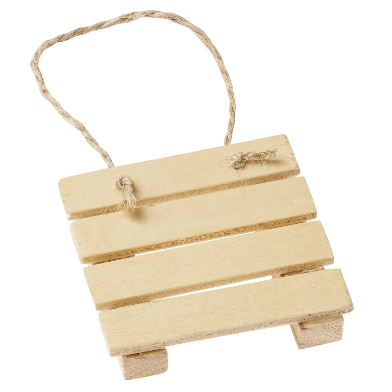 Holzpalette mit Band