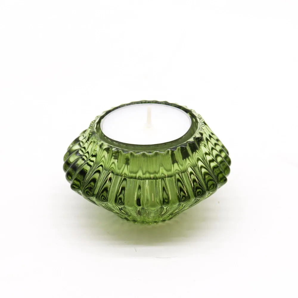 Kerzenhalter Spitz-Teelicht Garten Jade 2er Pack