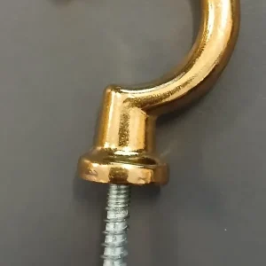 Koppekrog messing 28 mm