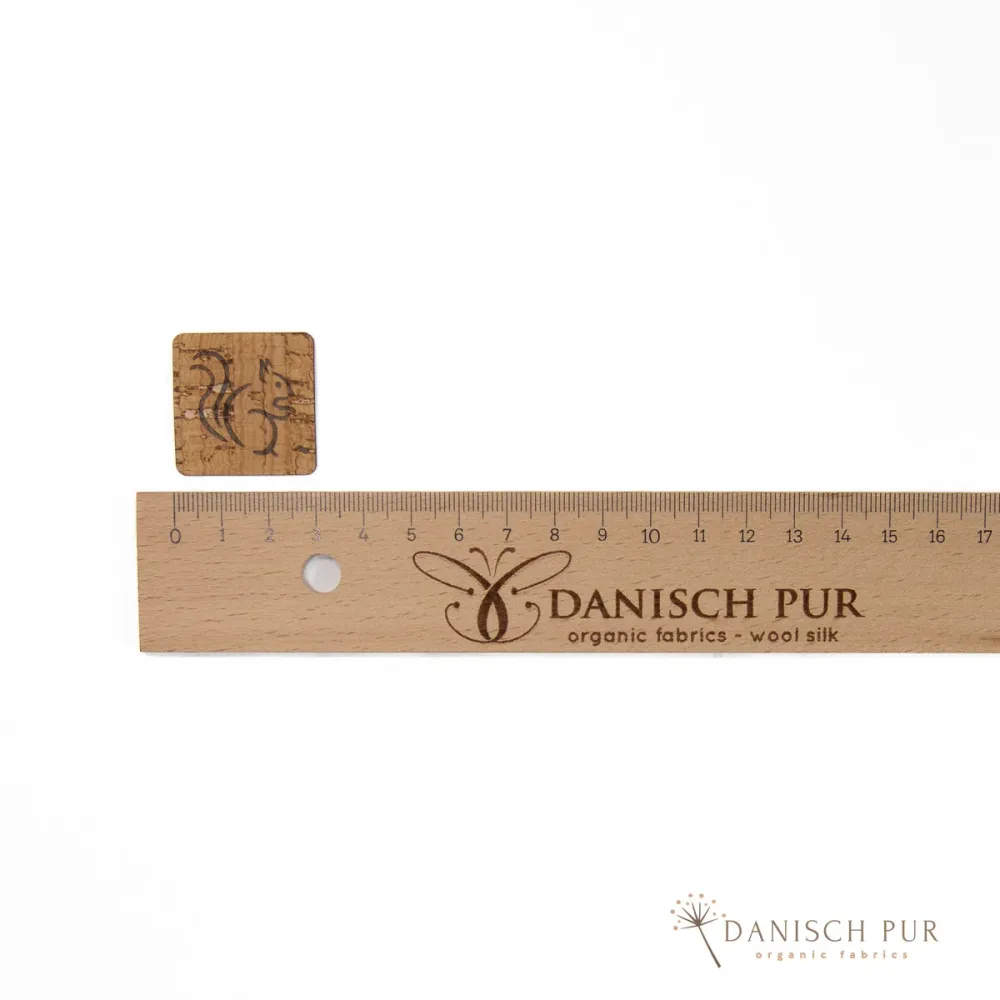 Korkpatch- Korklabel "Eichhörnchen"