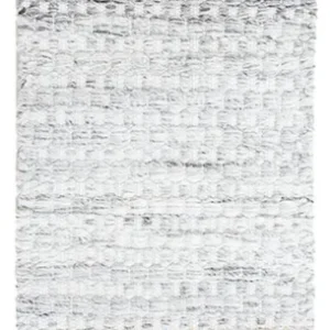 Läufer Woll - 104 x 33 cm - hellgrau
