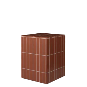 Pillar Side Table - Brown