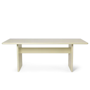 Rink Dining Table - 200 x 90 - Eggshell