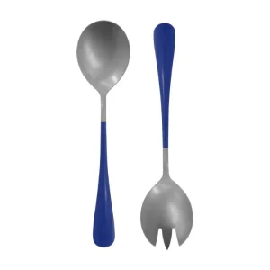 Salatbesteck Serv I Blau