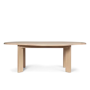 Tarn Dining Table - 220 - White Oiled Beech