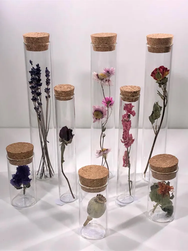 Tube Fleur Sechee 7cm