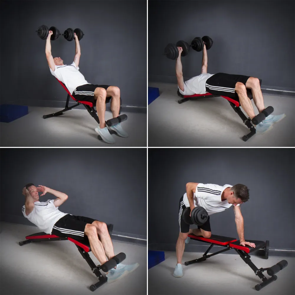 ZERRO Adjustable Weight Bench Lifting & Sit Up