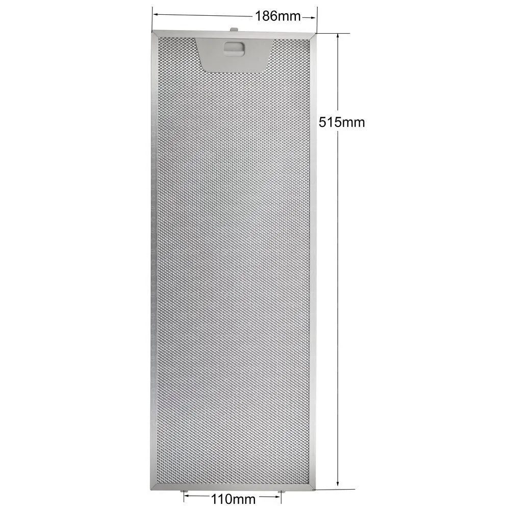 00660222 Filter für Staubsauger, 515 x 186 mm, 51,5 x 18,6 mm, 133.0176.353 Filtersatz für Staubsauger
