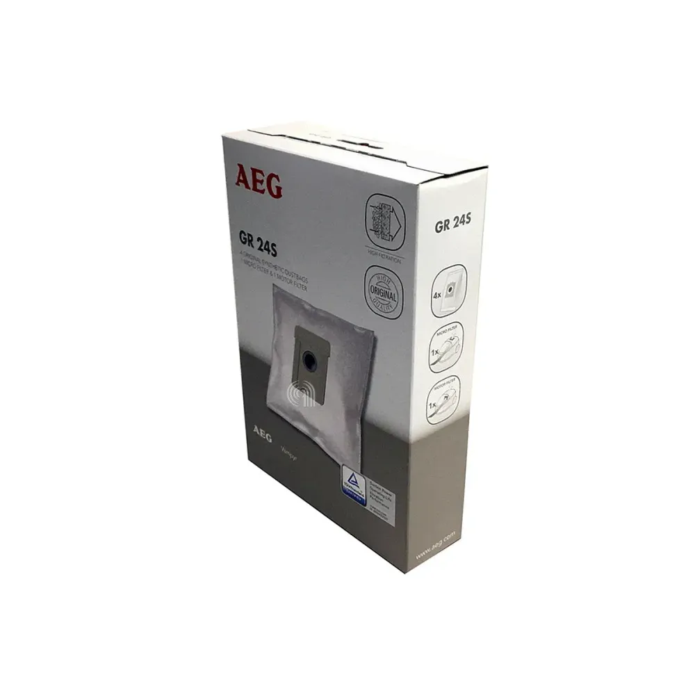 Set mit 4 Beuteln und 2 Originalfiltern für Electrolux AEG Staubsauger