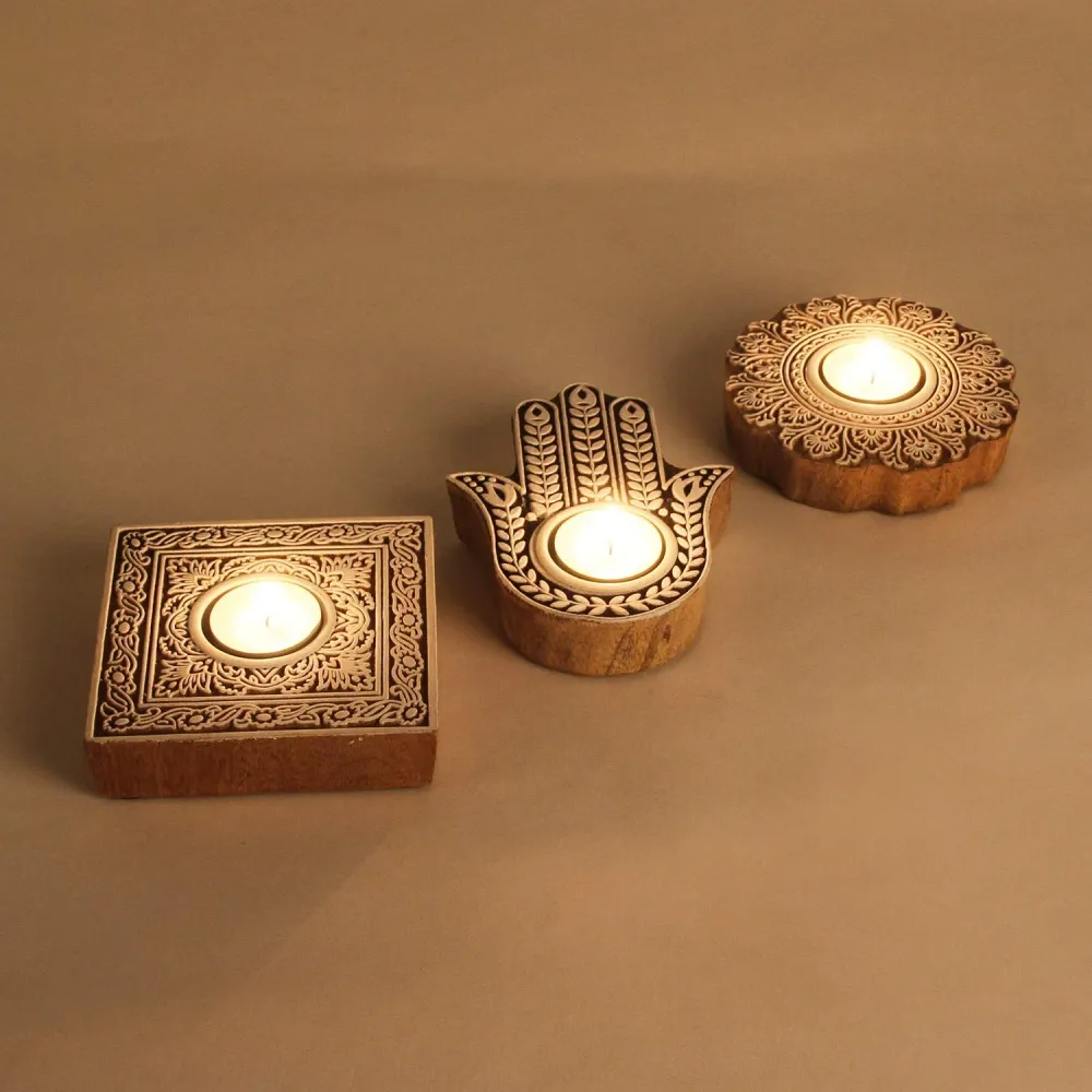 Orientalische Teelichthalter Sahra 3er Set