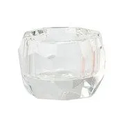 Teelichthalter Kristall, transparent