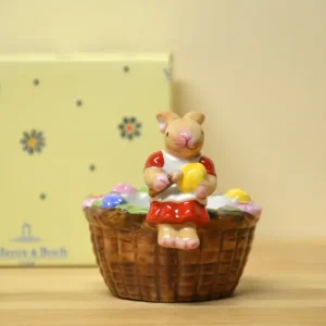 Villeroy & Boch Easter Lights Teelichthalter Korb Mädchen NEU