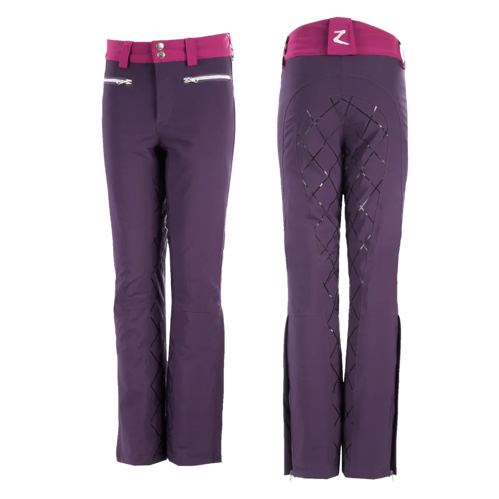 Adeline Junior gefütterte Silikon Grip Reithose Mysterioso Purple/ Boysenberry 130