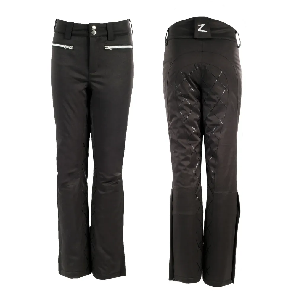 Adeline Junior gefütterte Silikon Grip Reithose Schwarz 160