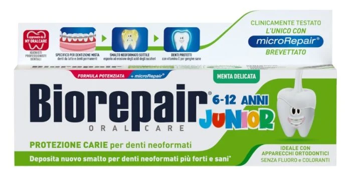 Biorepair® - Soft Mint - Junior Zahnpasta mit Microrepair - 75ml