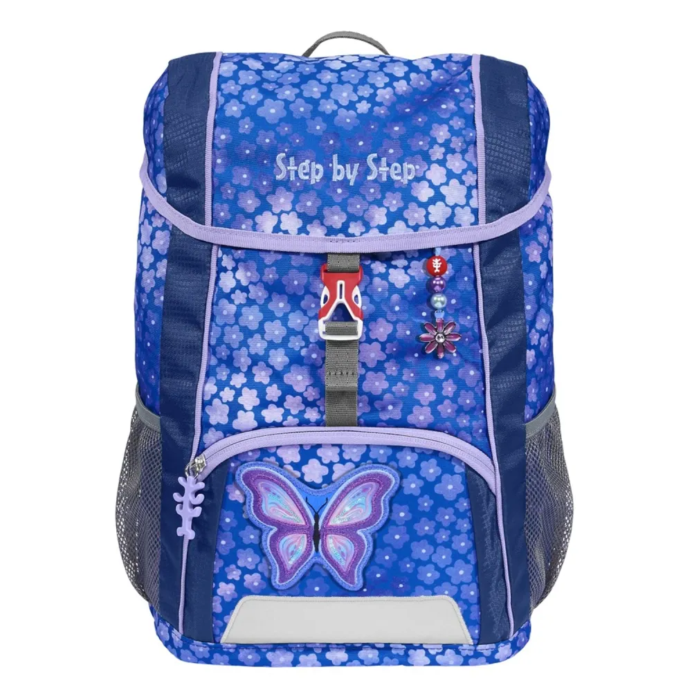 Step Step JUNIOR KID Kinderrucksack 13 Liter Butterfly Maja 3-teiliges Set