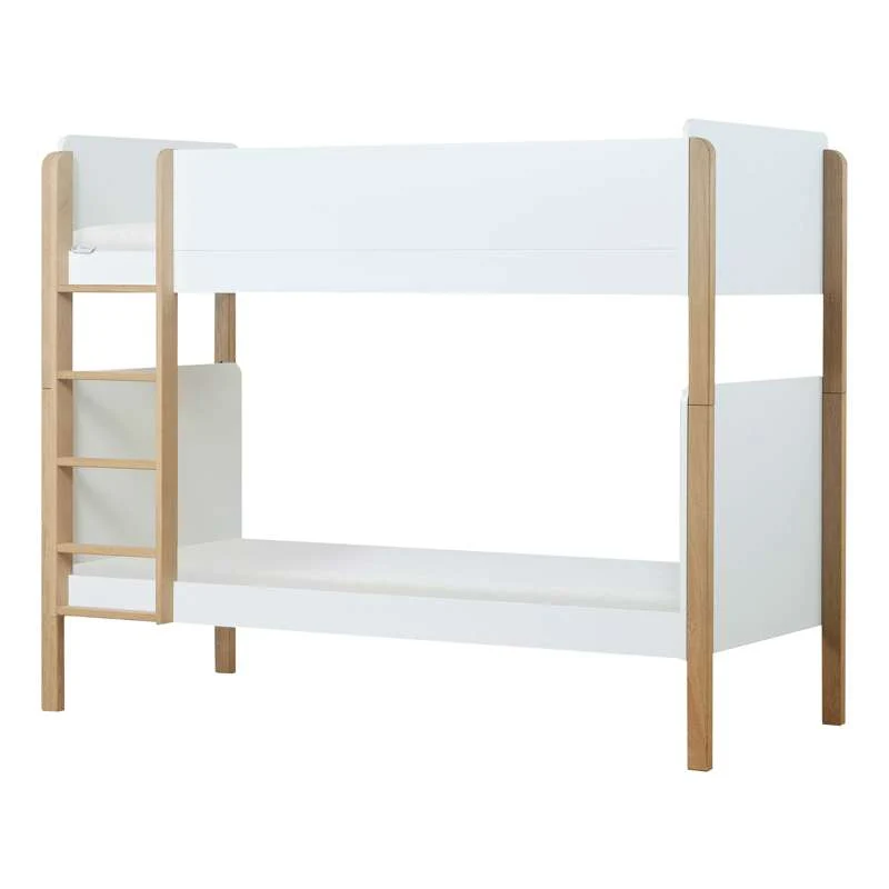 Hoppekids BLEND - 2--1 Etagenbett m. ECO Dream Matratze - 90x200 cm - Eichenholz