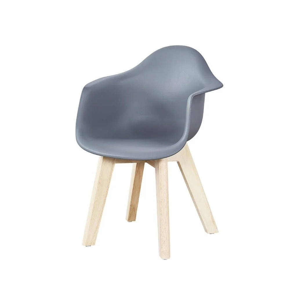 Kinderstuhl Grau (Set von 2)