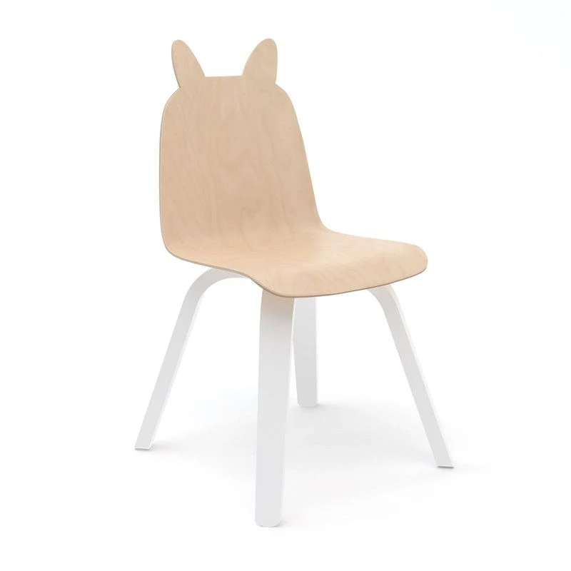 Oeuf NYC Kinderstuhl Hase 2er Set Birke/Weiss