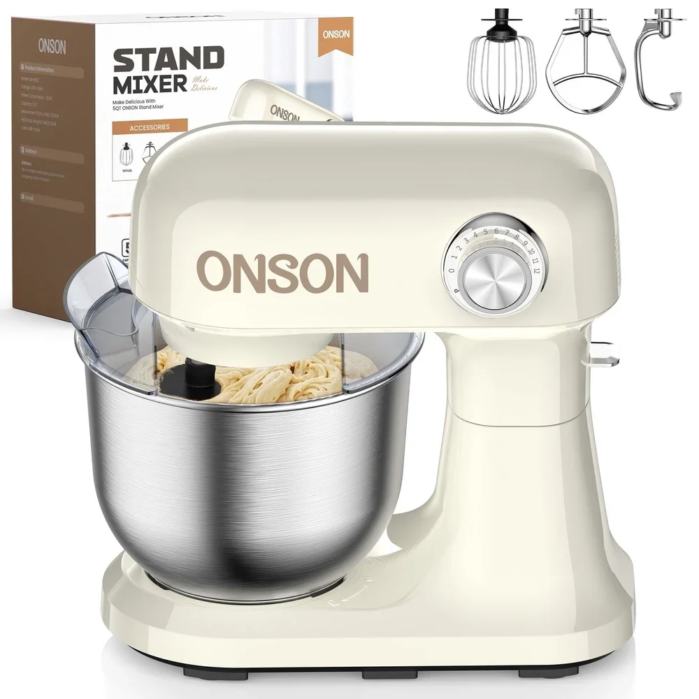 12-Gang-Standmixer mit 5QT-Schüssel